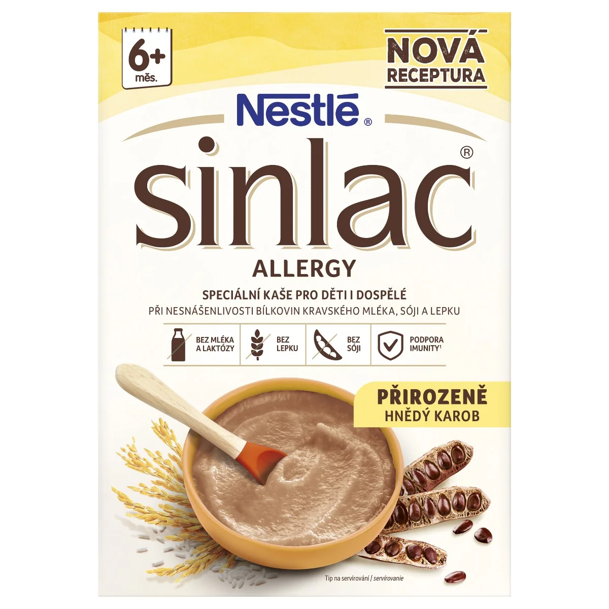 NESTLÉ Nemliečna kaša Sinlac Allergy 500 g 1×500 g, od ukončeného 4. mesiaca