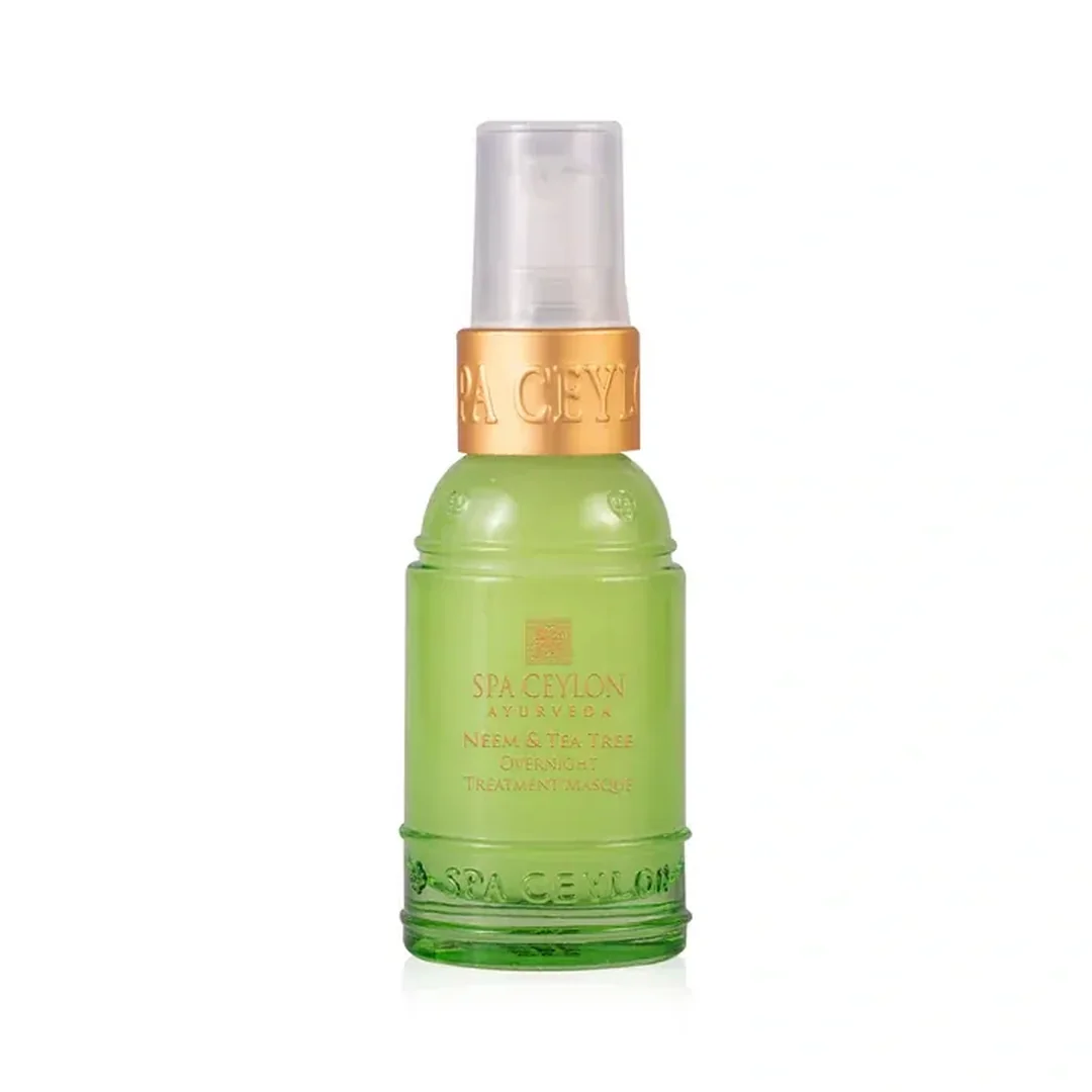 Nočná ošetrujúca pleťová maska Neem & Tea Tree 30 ml, Neem a čajovník