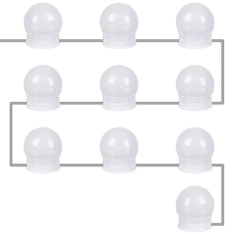 Reťaz svietiaca LED 3-6000K 10ks 2,7+1,8m 5V 12W ML18910