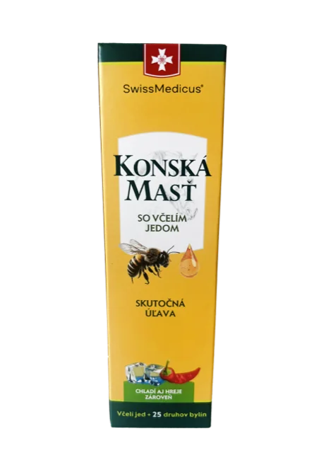 SwissMedicus Konská masť so včelím jedom 75 ml