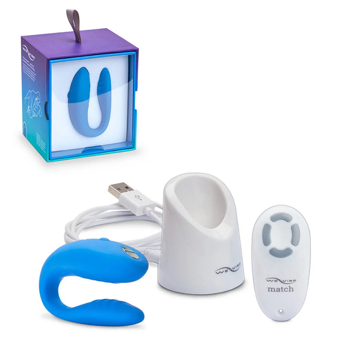 We-Vibe Vibrátor MATCH modrý 1×1 kus, vibrátor