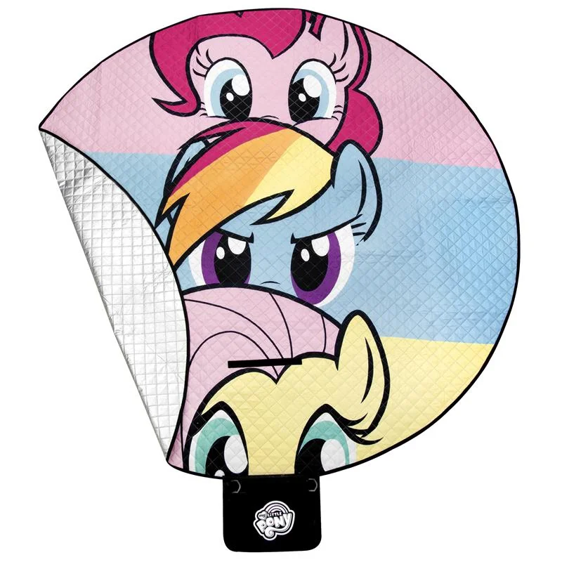 SPOKEY - HASBRO PICNIC PIUMA Pikniková deka guľatá, farebná, priemer 150 cm, zn. MY LITTLE PONY