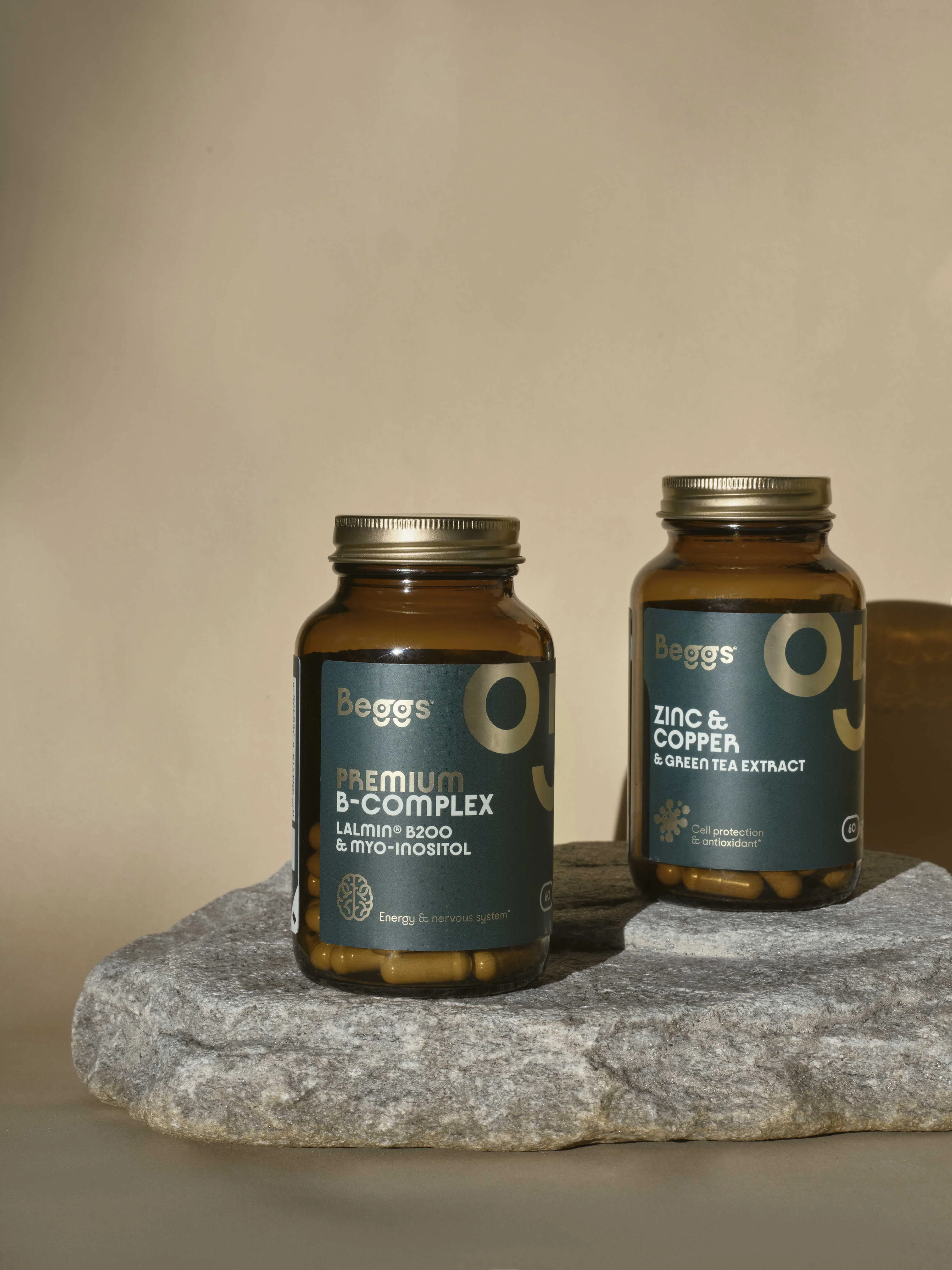 Beggs Zinc + Copper + Green tea extract 60 cps