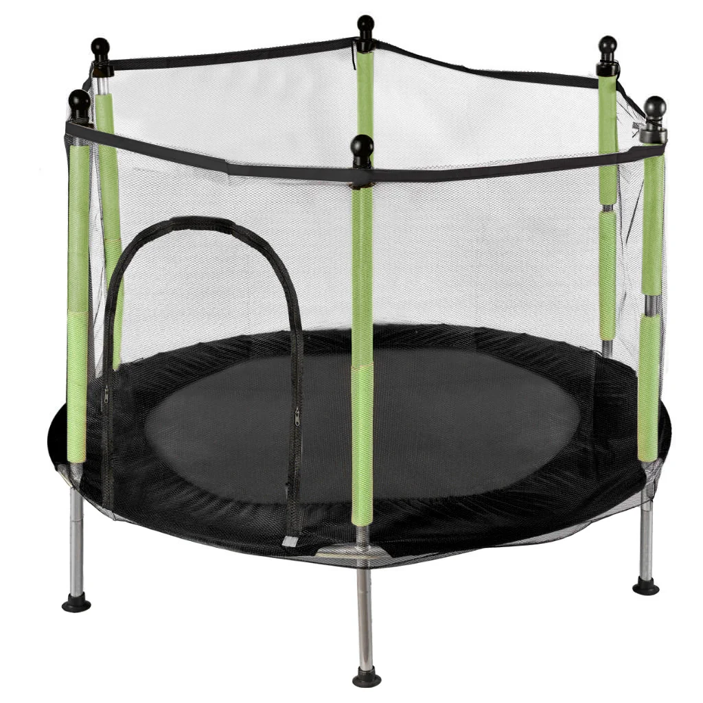 Záhradná trampolína 140 cm so sieťou – 6 nôh, 36 pružín (6+)
