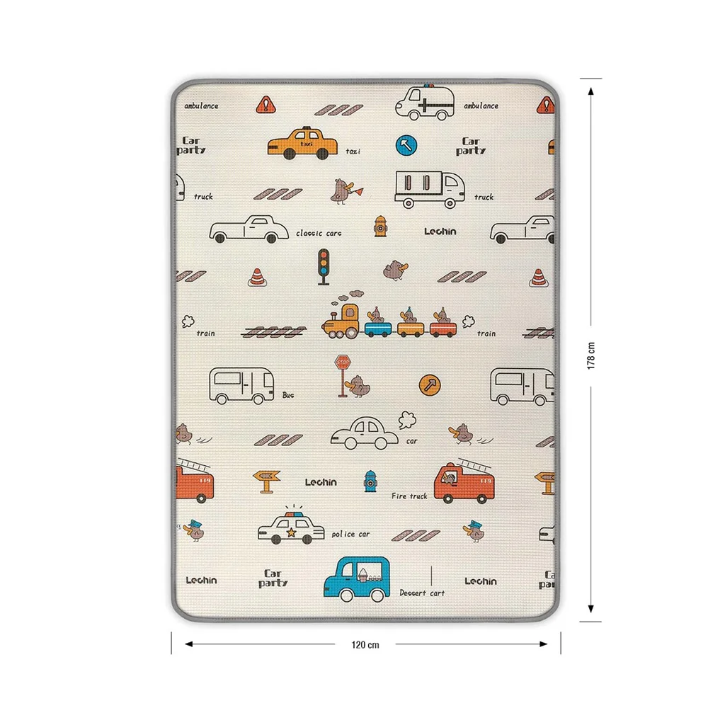 Obojstranná penová podložka Milly Mally Kinder City 178x120 cm ,