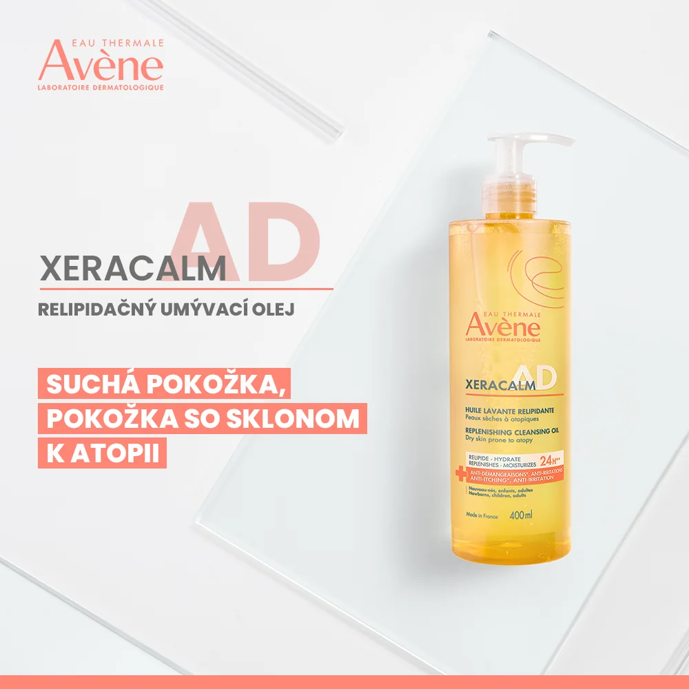 Avène XeraCalm A.D Relipidačný umývací olej 400 ml