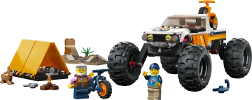 LEGO® City 60387 Dobrodružstvo s terénnym autom 4x4 1×1 ks, lego stavebnica