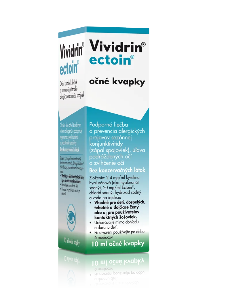Vividrin ectoin 1×10 ml, očné kvapky
