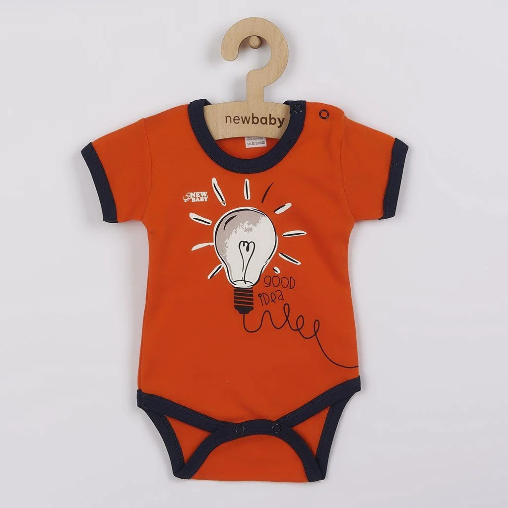 Dojčenské body s dlhým rukávom  modré, vel. 86 (12-18m)