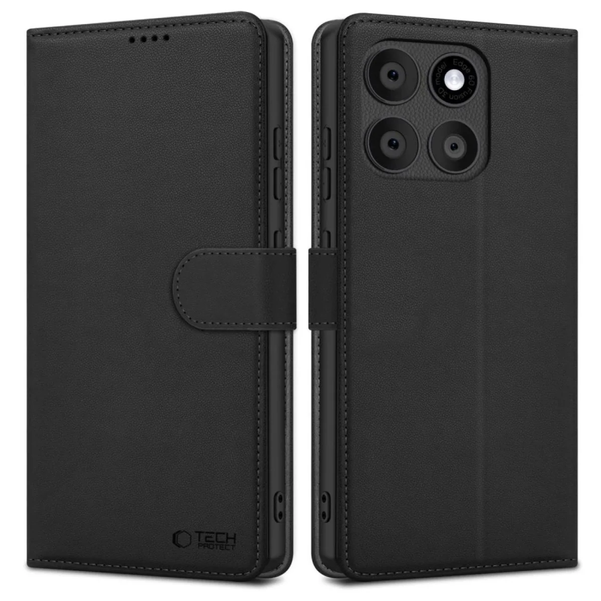 Wallet obal na Motorola Edge 60/Edge 60 Fusion Čierna