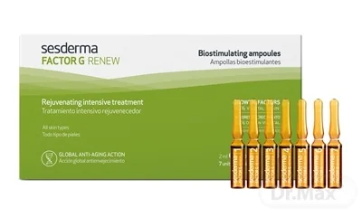 sesderma FACTOR G RENEW Biostimulačné ampulky 7×1,5 ml, omladzujúce sérum