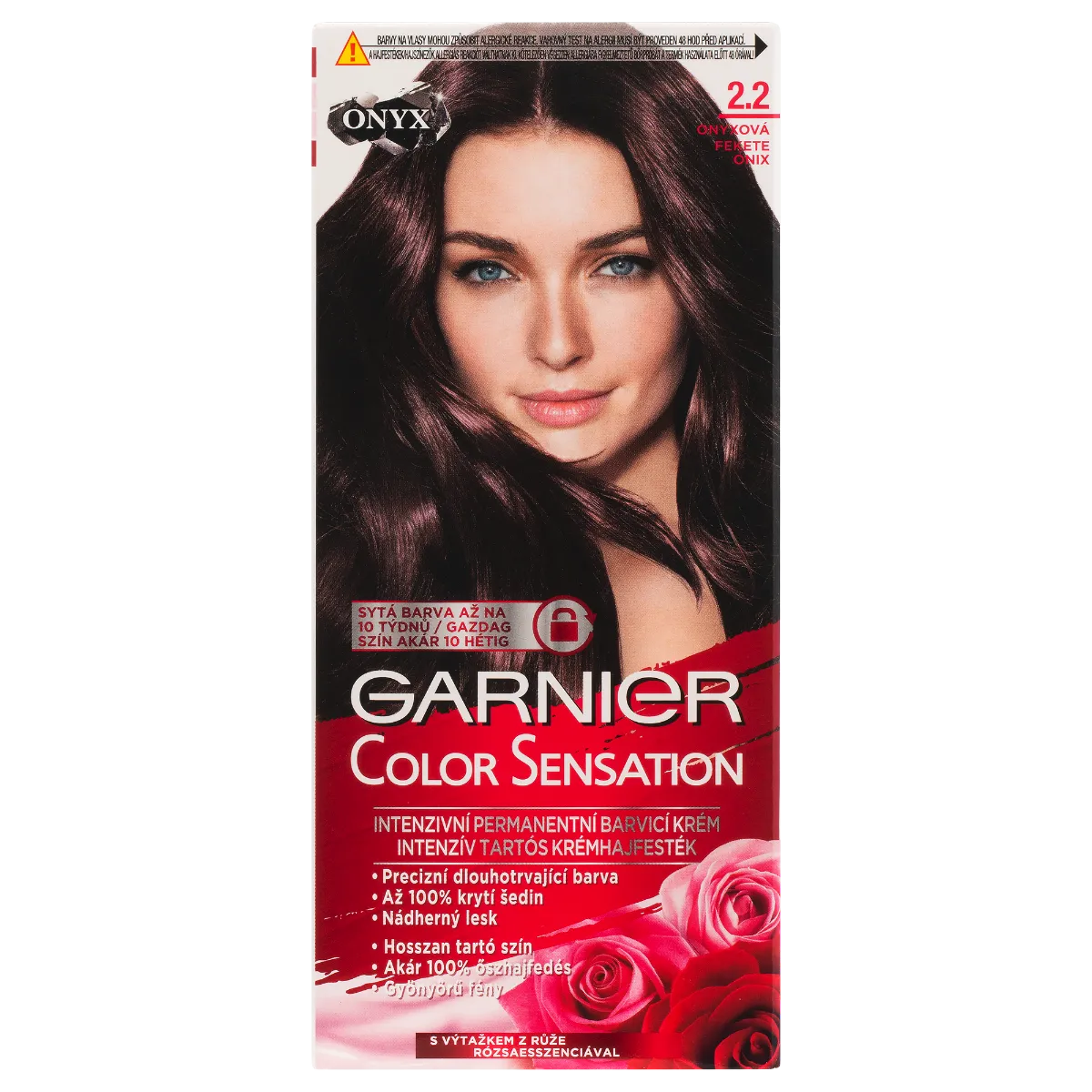 Garnier Color Sensation 2.2 1×1 ks, onyxová permanentná farba