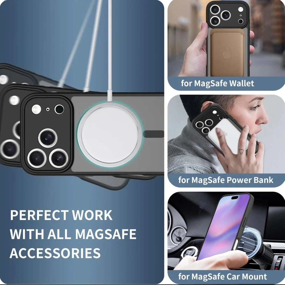 Tech-Protect BasicMag MagSafe kryt na iPhone 17 Pro, čierny