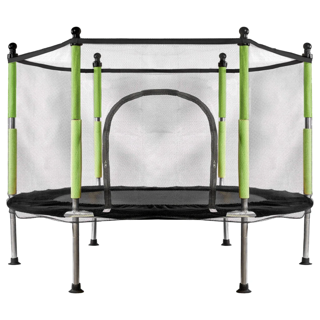 Záhradná trampolína 140 cm so sieťou – 6 nôh, 36 pružín (6+)