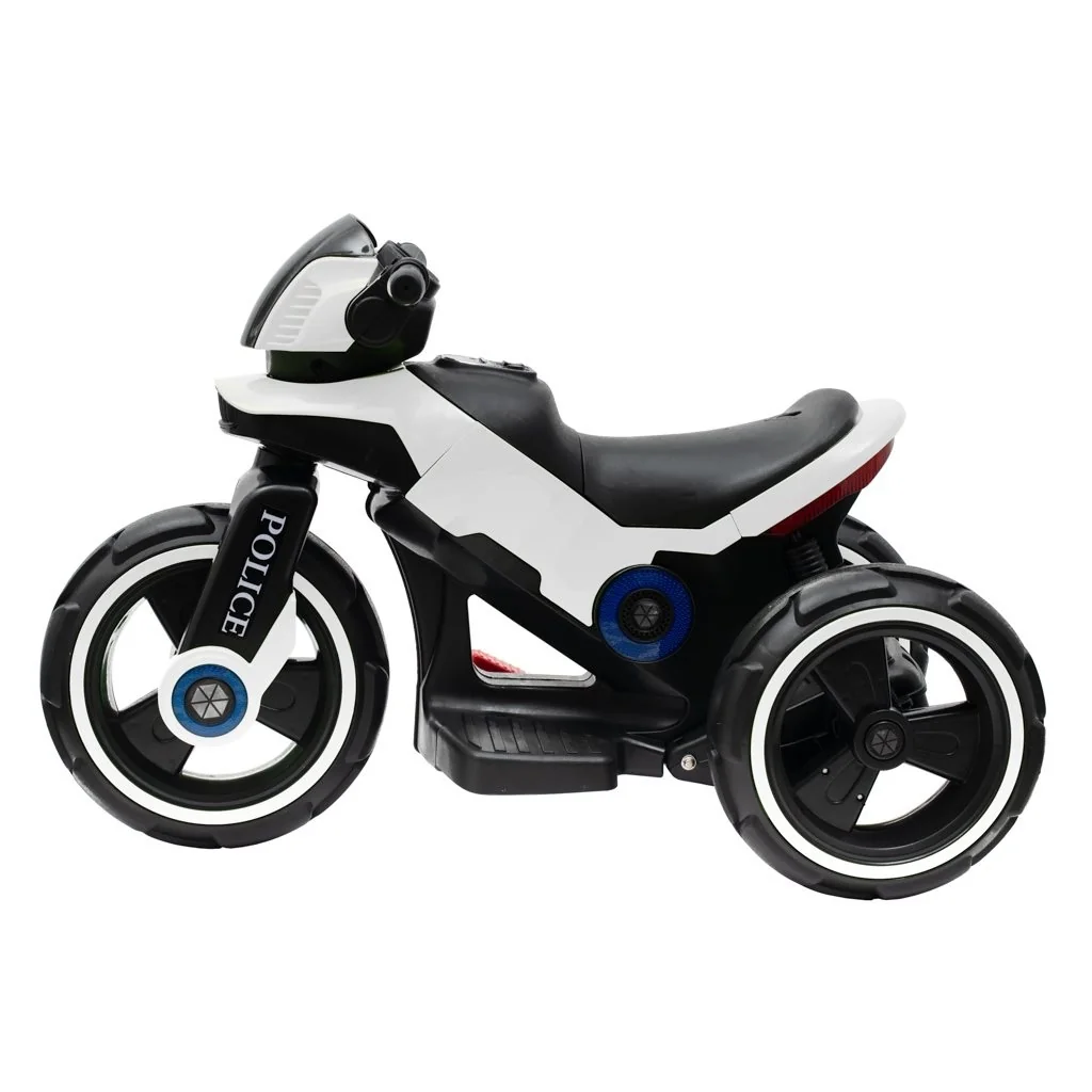 Detská elektrická motorka Baby Mix POLICE biela , 20C38055