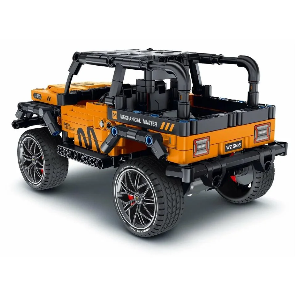 Auto jeep mechanická stavebnica 419 dielikov