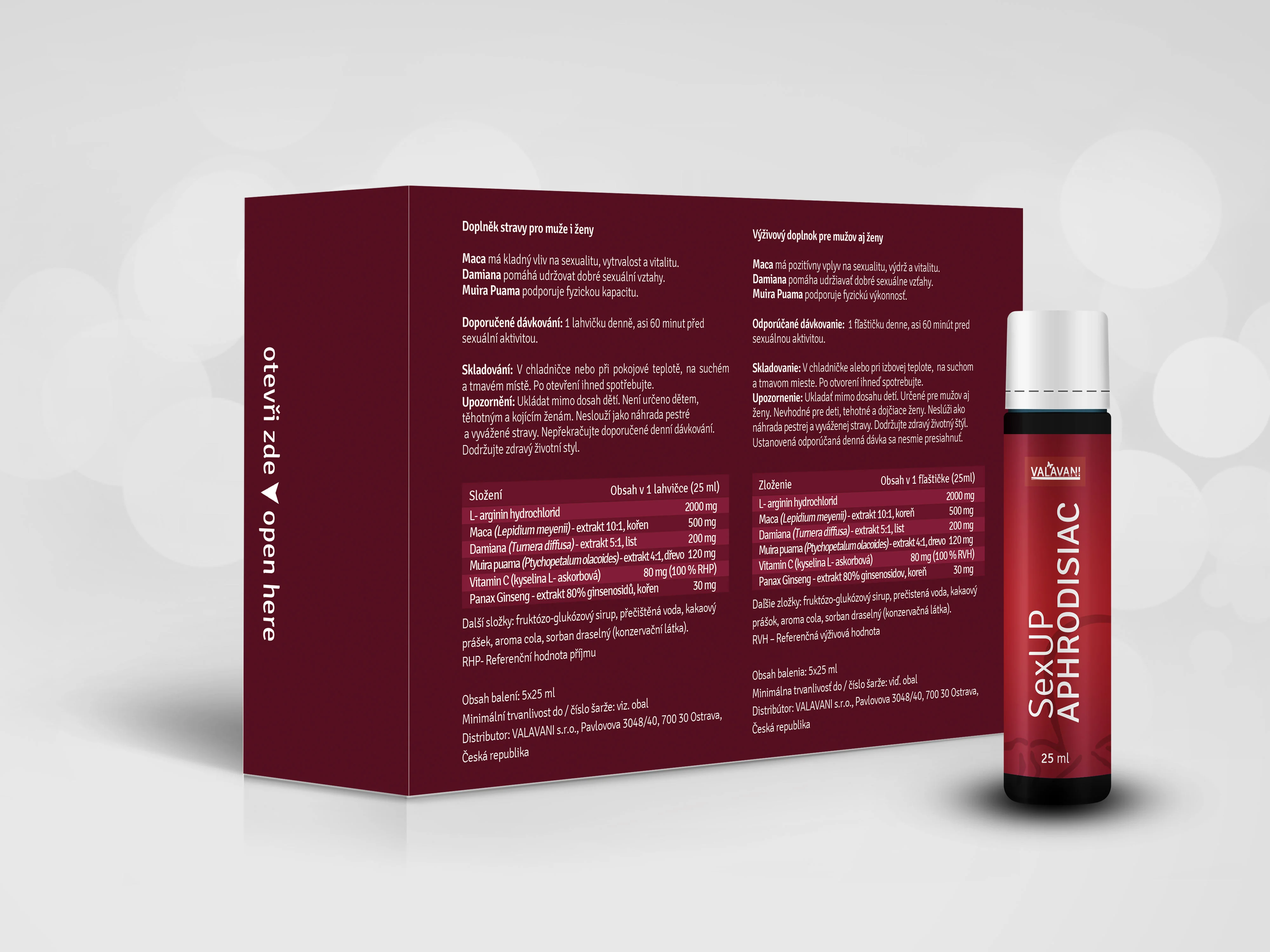 SexUP Aphrodisiac 5x25ml aphrodisiac for men and women