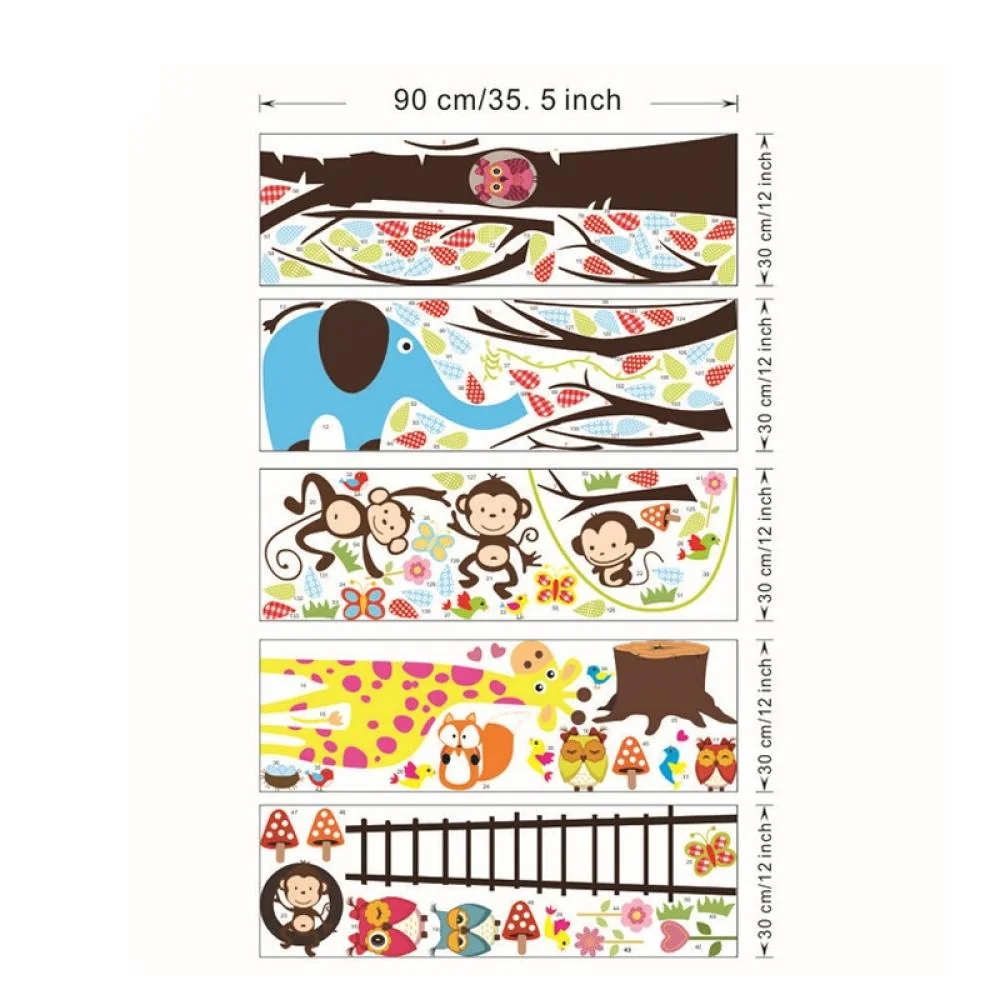 Samolepka na stenu/Tapeta Safari 30cm x 90cm (5ks)