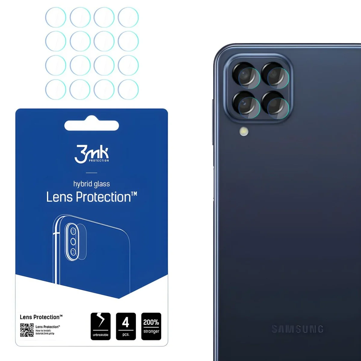 Sklo na kameru pre Samsung Galaxy M33