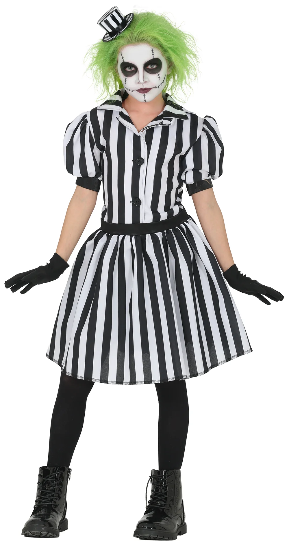 Kostým Beetlejuice dievča 10-12 rokov