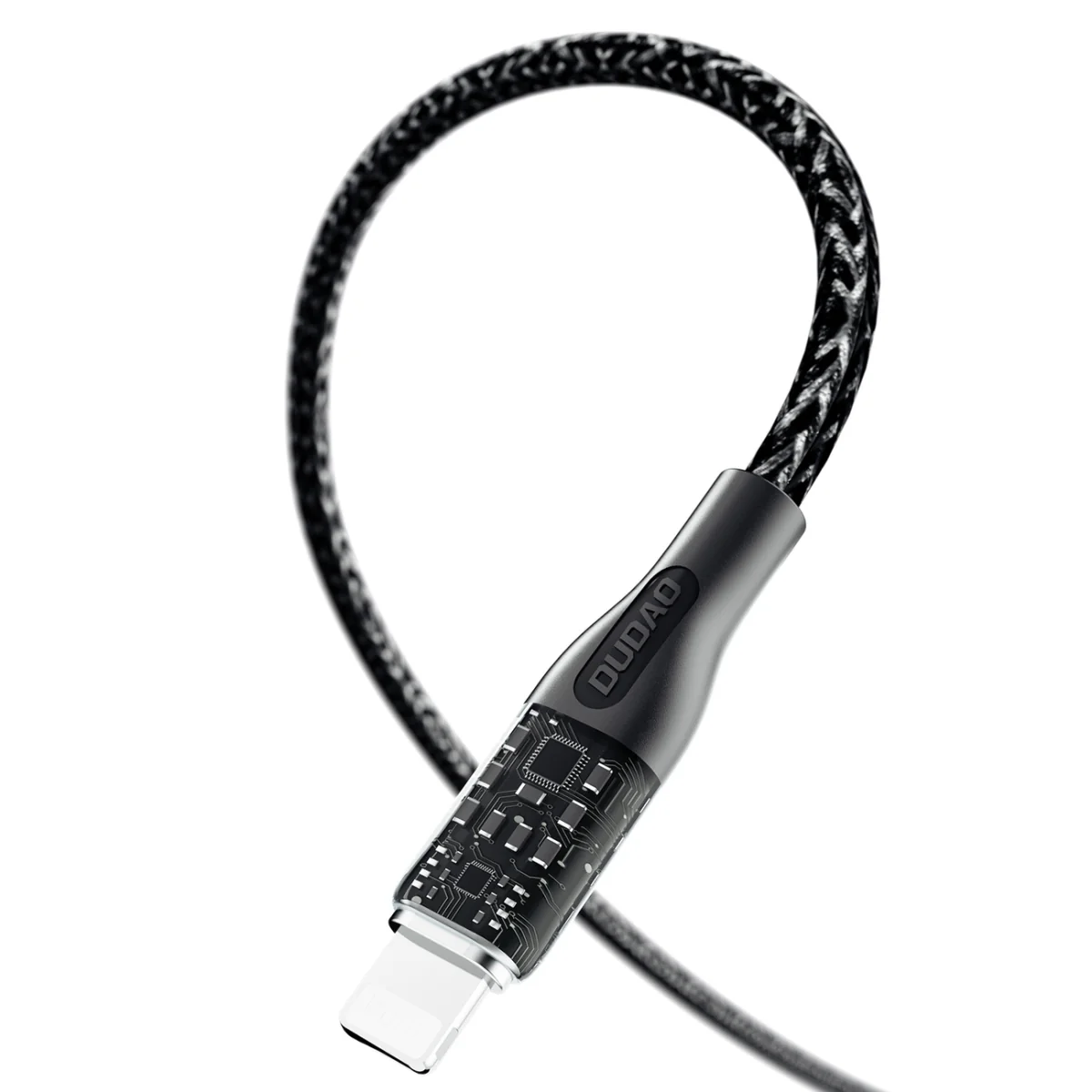 Dudao L22X 3in1 kábel USB - USB-C / microUSB / Lightning 120W, šedý