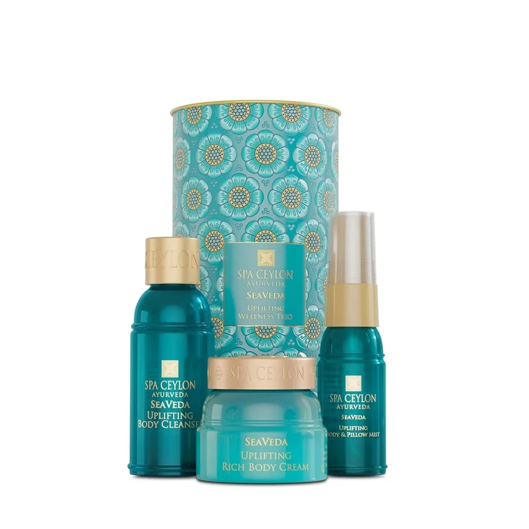 Povzbudzujúce wellness trio - Energia mora - SeaVeda Sada produktov