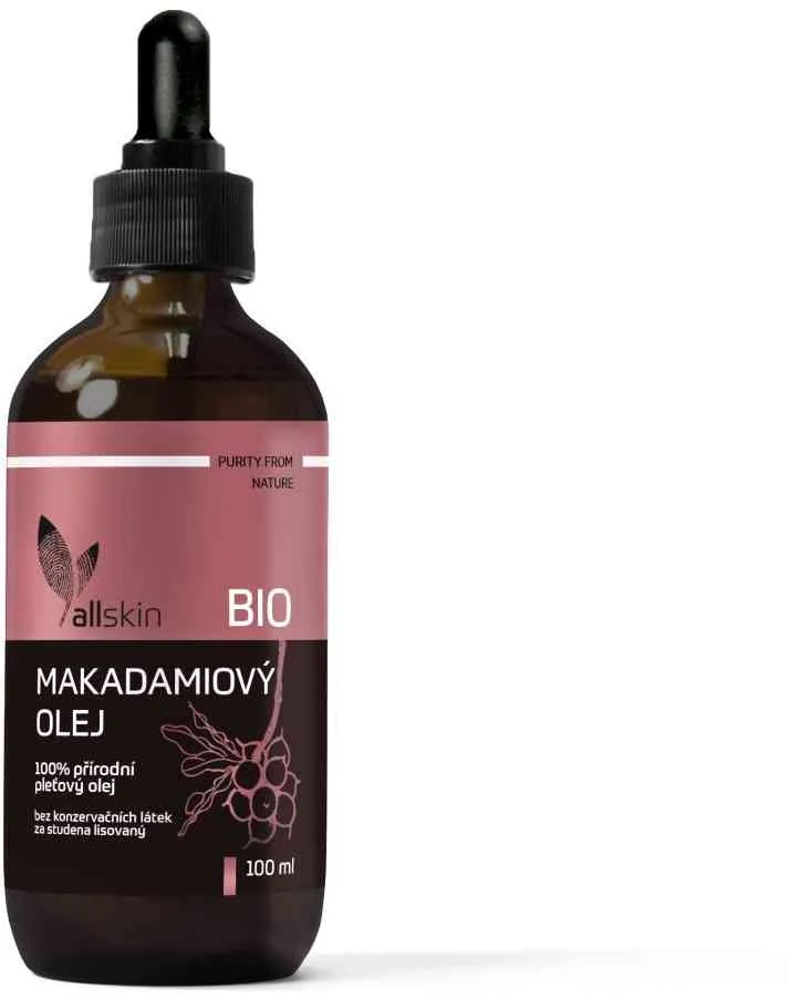Allskin Makadamiový olej BIO 1×100 ml, makadamiový olej
