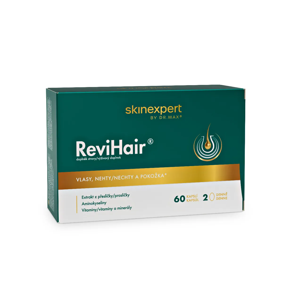 Skinexpert by Dr. Max ReviHair® 1×60 cps, výživový doplnok