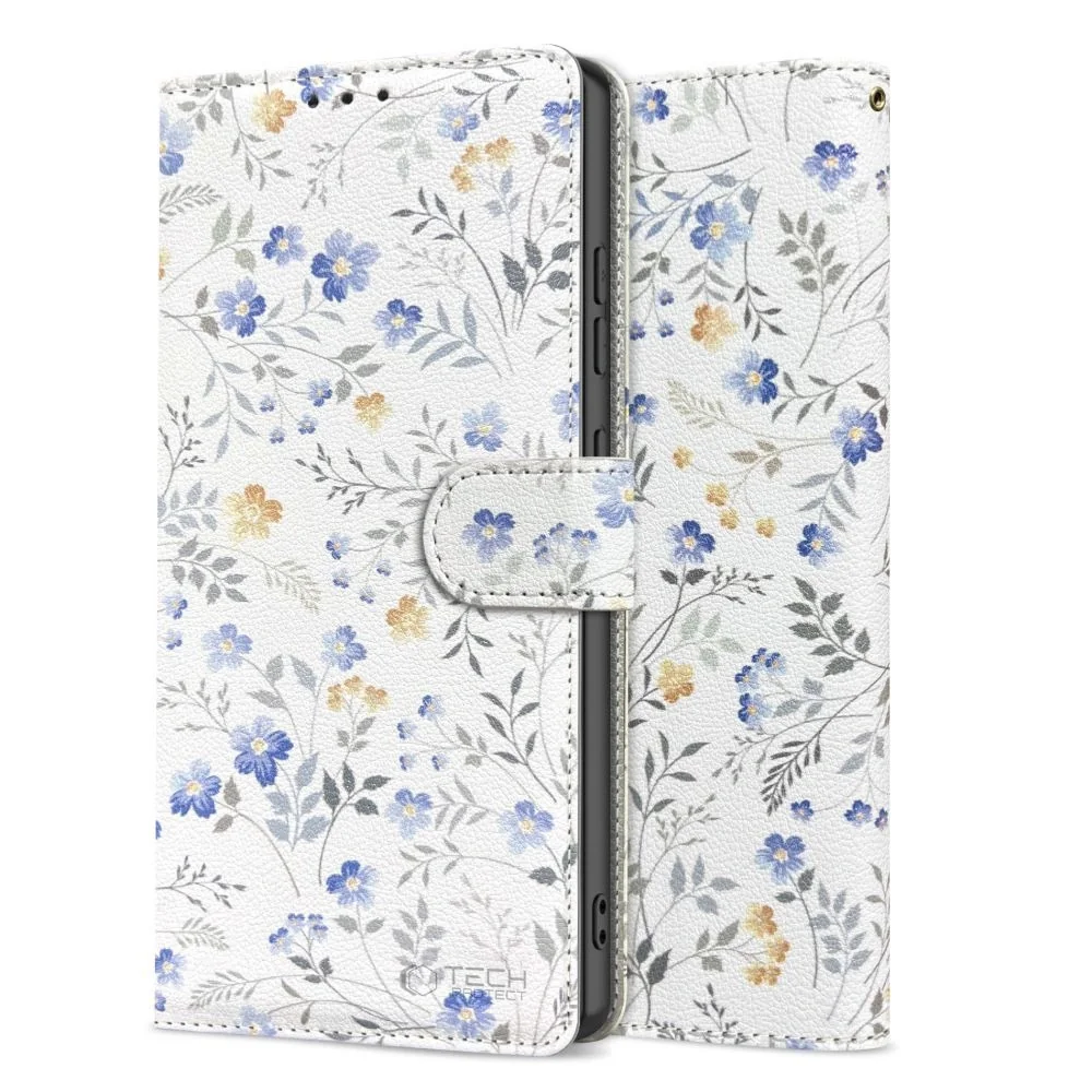 Tech-Protect Wallet knižkové puzdro na Samsung Galaxy A57 5G, spring flowers lowers