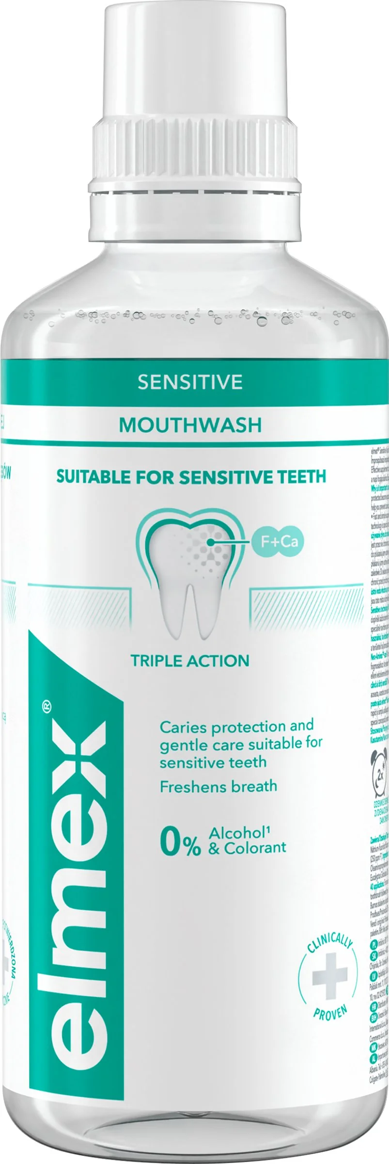ELMEX SENSITIVE PLUS ÚSTNA VODA 1×400 ml, ústna voda