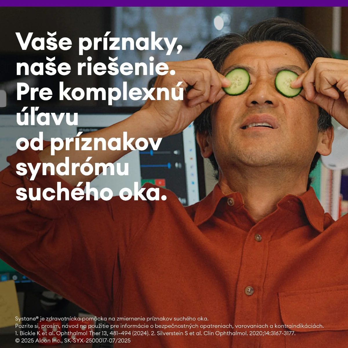 Systane COMPLETE Bez konzervačných látok 1×10 ml, očné kvapky na suché oči