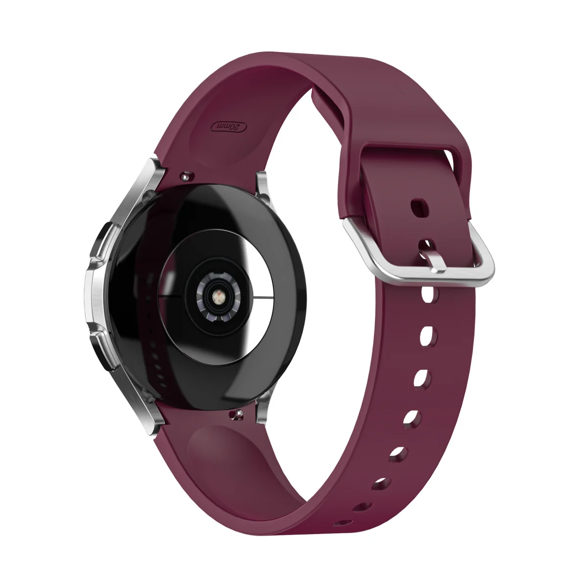 Bstrap Silicone remienok na Samsung Galaxy Watch 4 / 5 / 5 Pro / 6 vine red