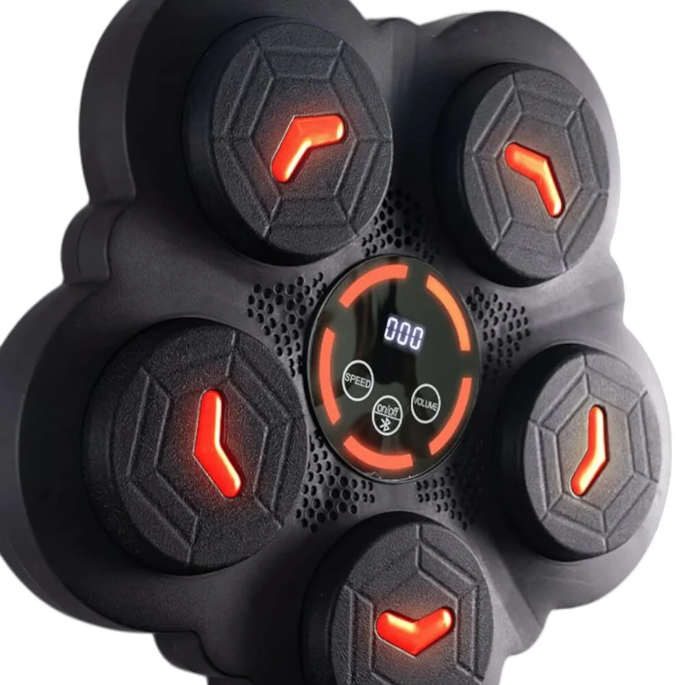 Boxerský tréningový terč s LED osvetlením, Bluetooth hudbou a rukavicami