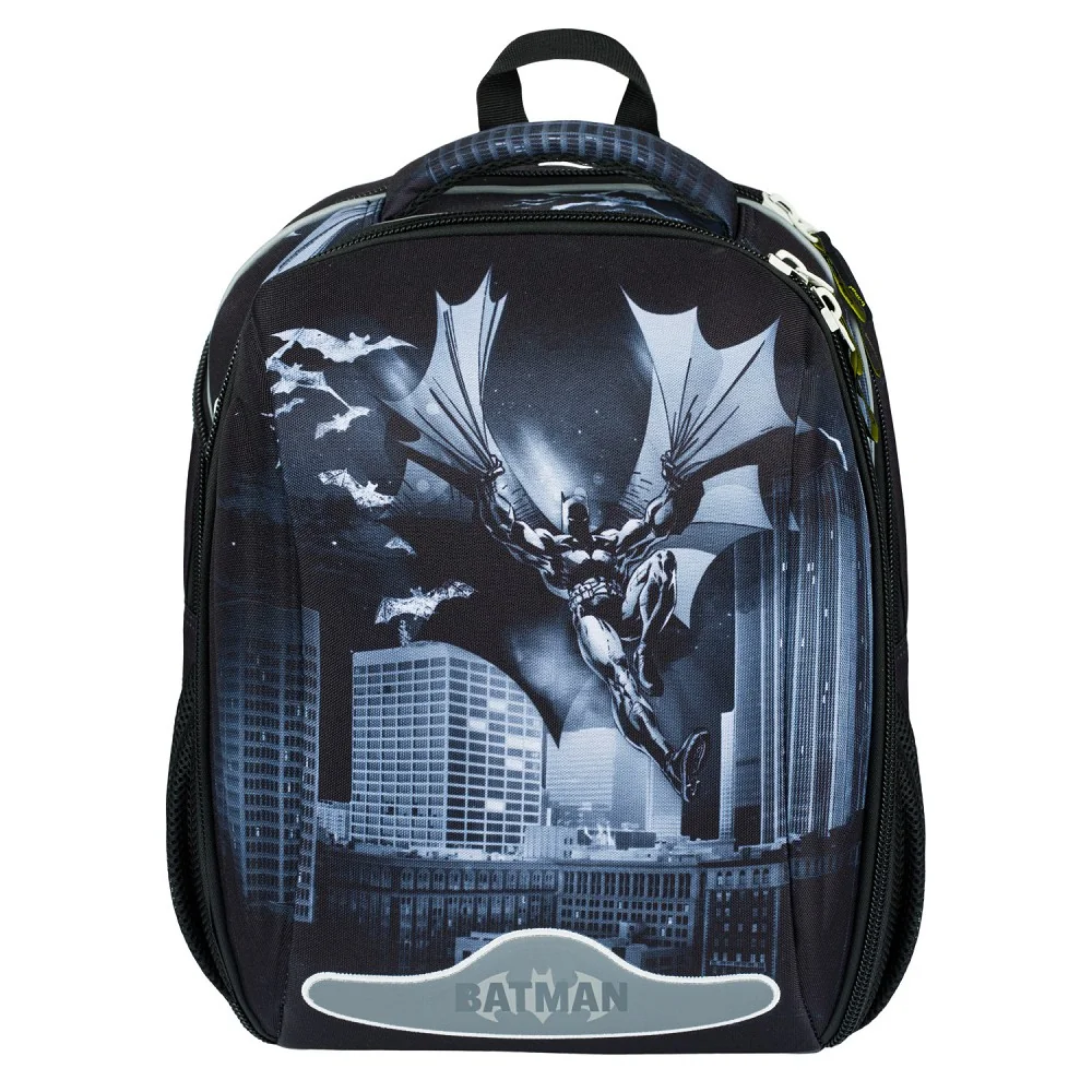 Baagl Školská aktovka Shelly Batman Dark City ergonomická, čierna
