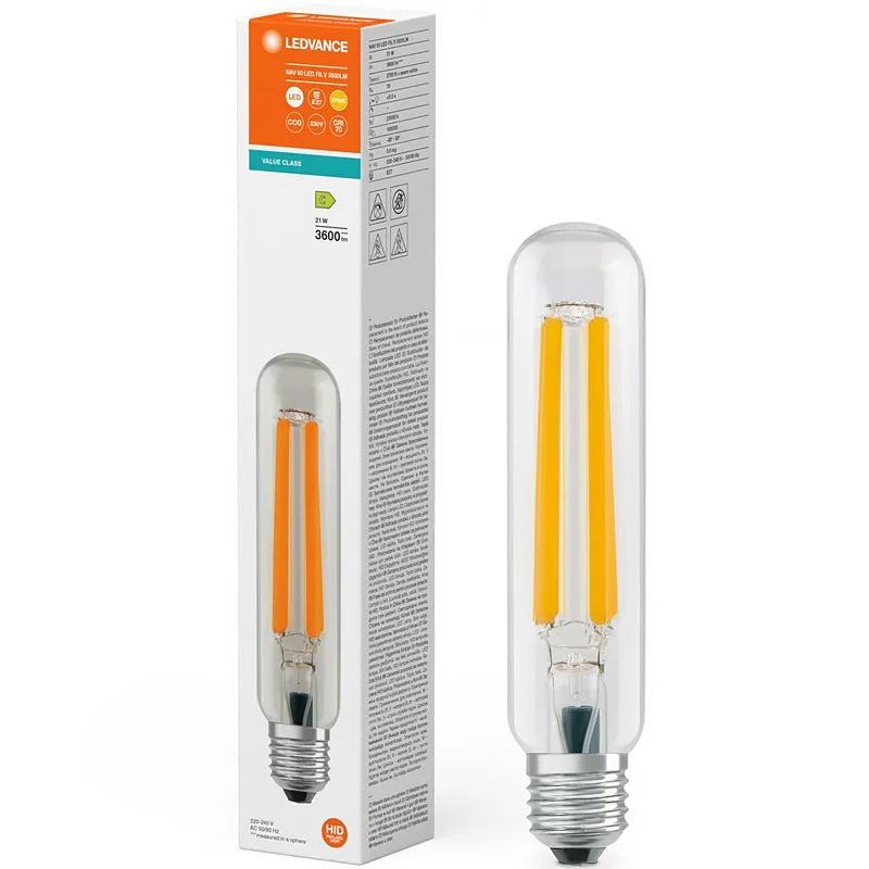 Žiarovka LEDVANCE LED NAV 50 E27 21W/727 3600lm FILAMENT