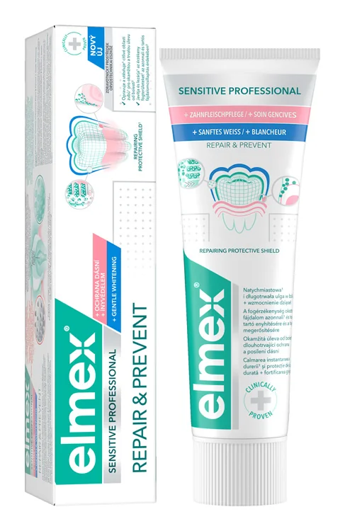Elmex Sensitive ZP Repair & Prevent Gentle Whitening 75 ml
