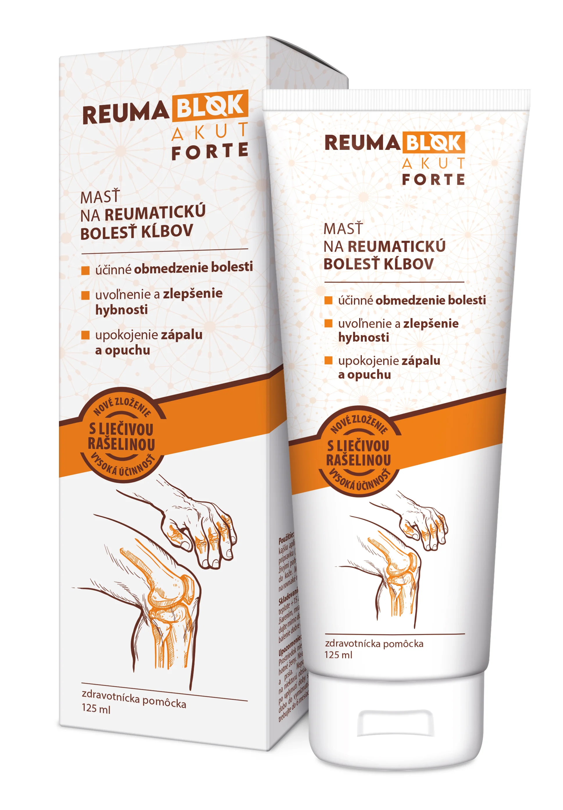 REUMABLOK AKUT FORTE 1×125 ml, zdravotnícka pomôcka