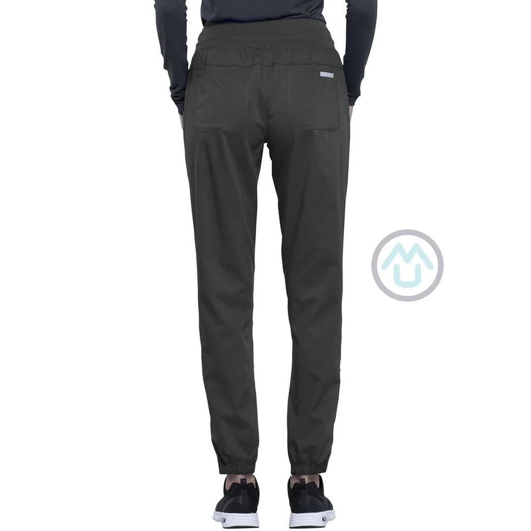 Zdravotnícke dámske jogger nohavice Cherokee Revolution ACTIVE STYLING - tmavo šedé L