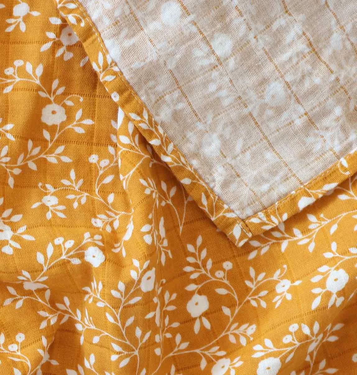 A Little Lovely Company - Mušelínové plienky, blossom - caramel - 2 ks