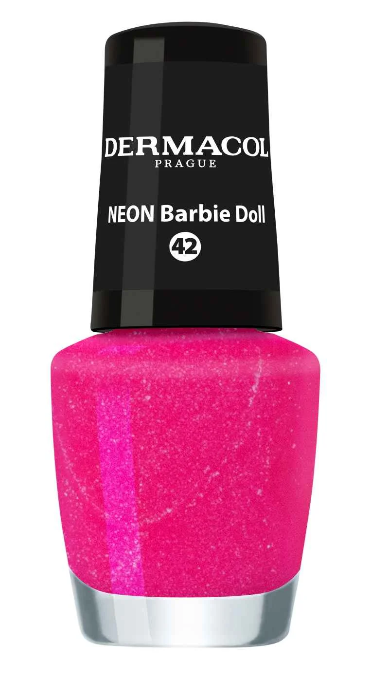 Dermacol Lak na nechty Neon Barbie Doll č.42 1×5 ml, lak na nechty