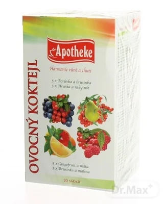 APOTHEKE PREMIER SELECTION ČAJ OVOCNÝ KOKTEJL 20×2 g (40 g), ovocný čaj