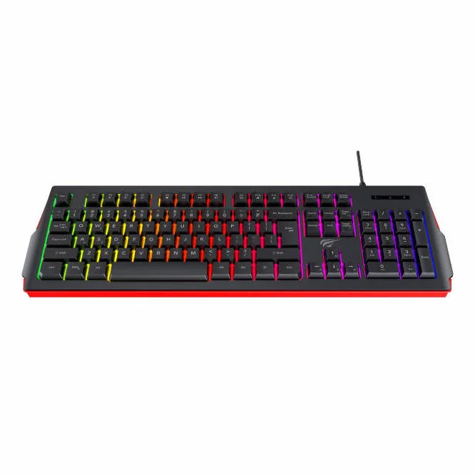 Havit Gamenote KB866L RGB herná klávesnica, čierna