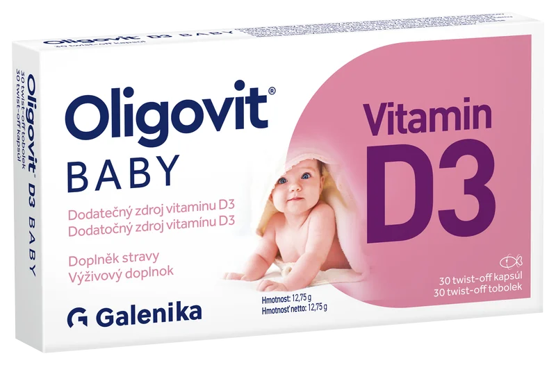 Oligovit BABY Vitamin D3 30 cps