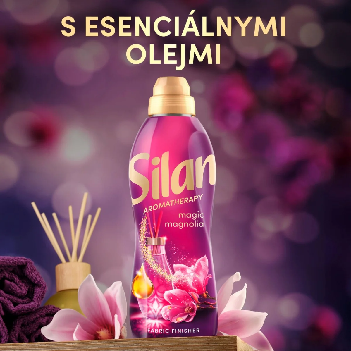 Silan AT aviváž Magic Magnolia 50 praní, 1,1 l 1×1100 ml, aviváž