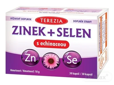 TEREZIA ZINOK + SELÉN 1×30 cps, na zdravé vlasy a nechty