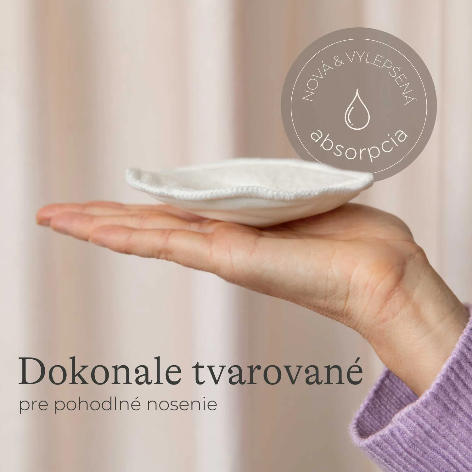 Lansinoh Prateľné vložky do podprsenky 4 ks