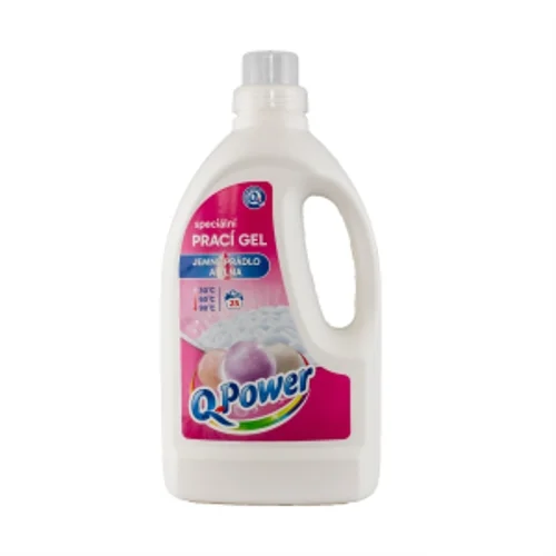 Q Power prací gél 25PD Vlna a jemné prádlo 1500 ml