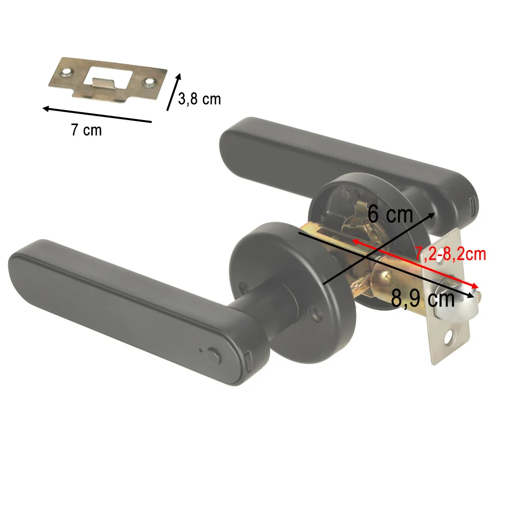 MG SmartLock Bluetooth elektronický zámok na dvere, čierny