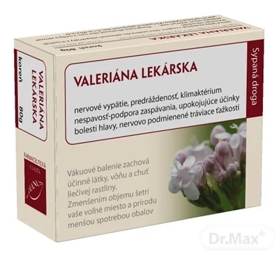HANUS VALERIÁNA LEKÁRSKA KOREŇ 1×80 g, sypaný čaj