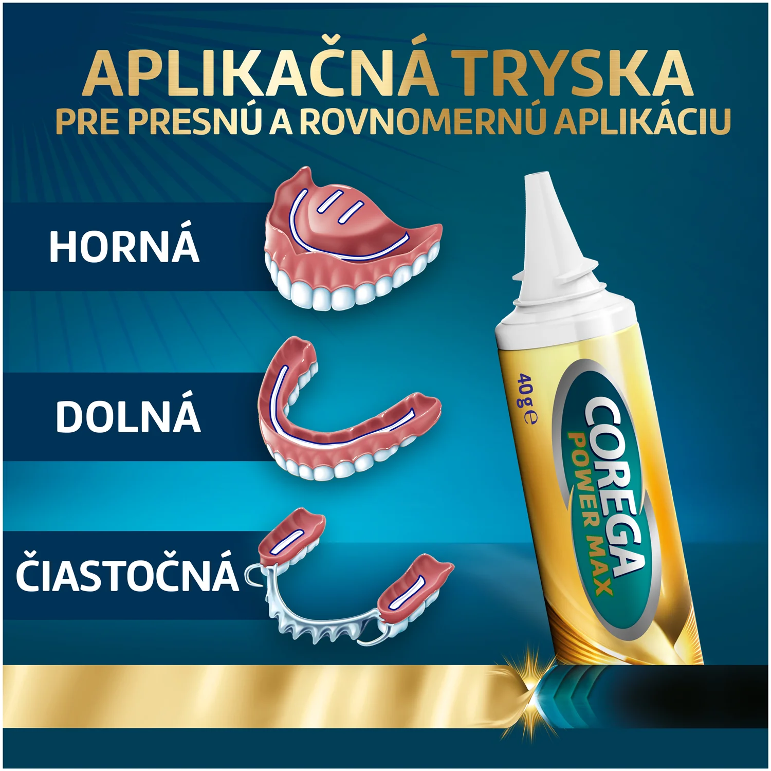 COREGA Power MAX Ultimate All in One 1×40 g, fixačný krém